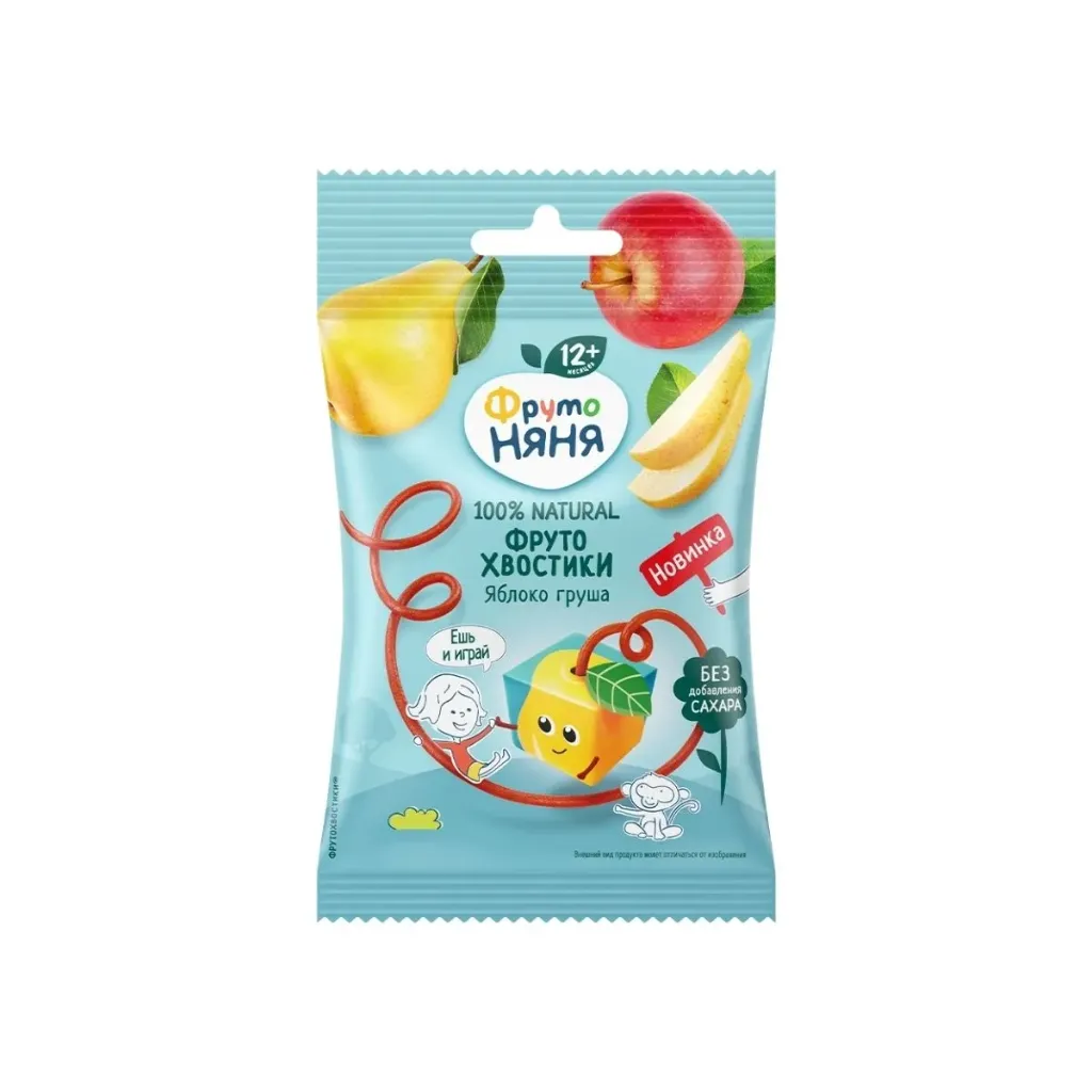 [43002346] Fruto Nanny, FrutoTails® "Fruit pieces" Apple-Pear 15 g.