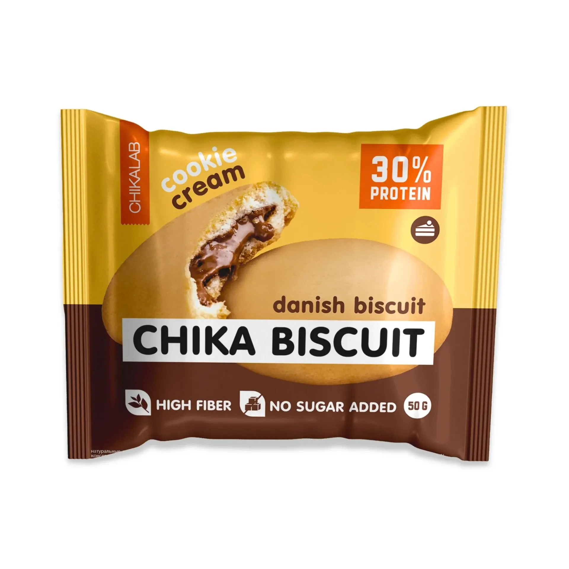 [4610169566987] Chikalab Печенье со вкусом Датского Печенья, 50 г
